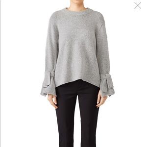 J.O.A tie sleeve sweater